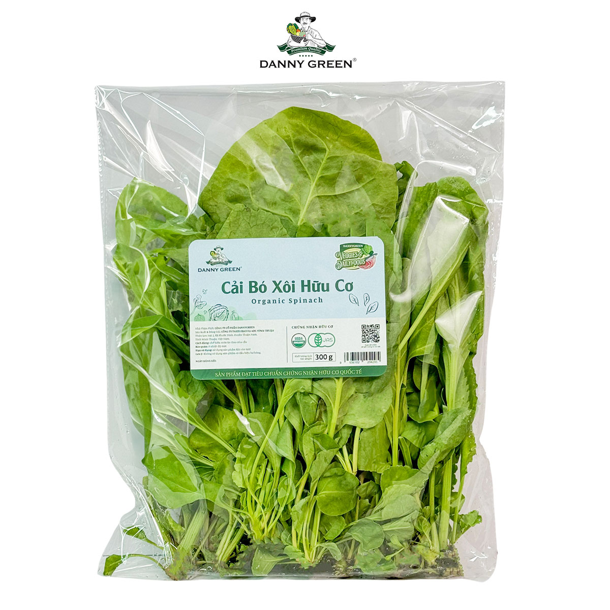 Cải Bó Xôi Hữu Cơ DannyGreen