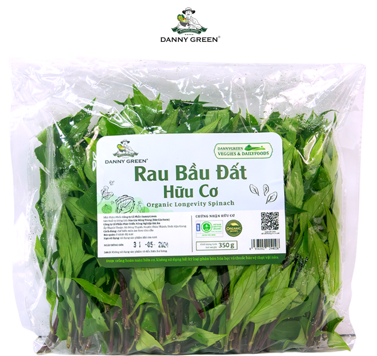 Rau Bầu Đất Hữu Cơ DannyGreen
