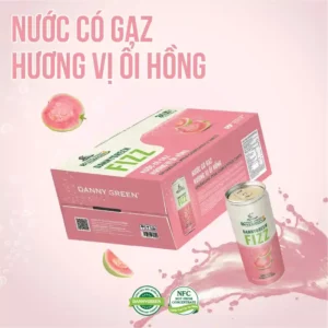 Nước Có Gaz Hương Vị Ổi Hồng DannyGreen Fizz