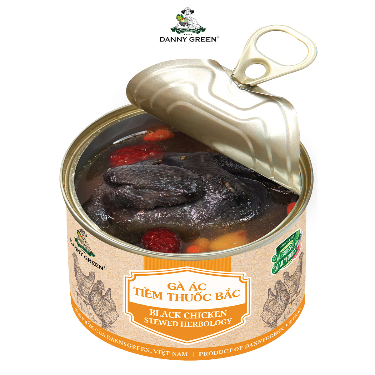 Gà Ác Tiềm Thuốc Bắc DannyGreen