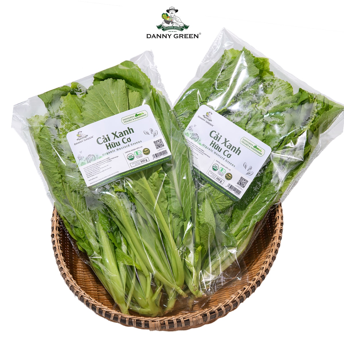 cải xanh hữu cơ dannygreen